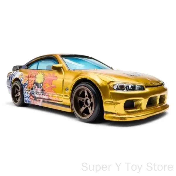 New Hot Wheels Diecast Car Uzumaki Naruto 1 64 Scale Nissan Silvia S15 Collectible For Anime Enthusiasts And Car Collectors Gift - view 2