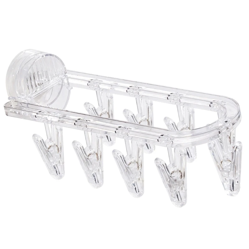 Functional Suction Clothes Hanger Drying Rack Perfect For Bathroom Kitchen Bedroom Offers Additional Hanging Space