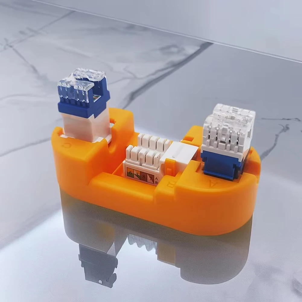 

AT82-Wiring Tool RJ45/RJ11/12 For Keystone Jack Punch Down Stand Antiskid Module Holder