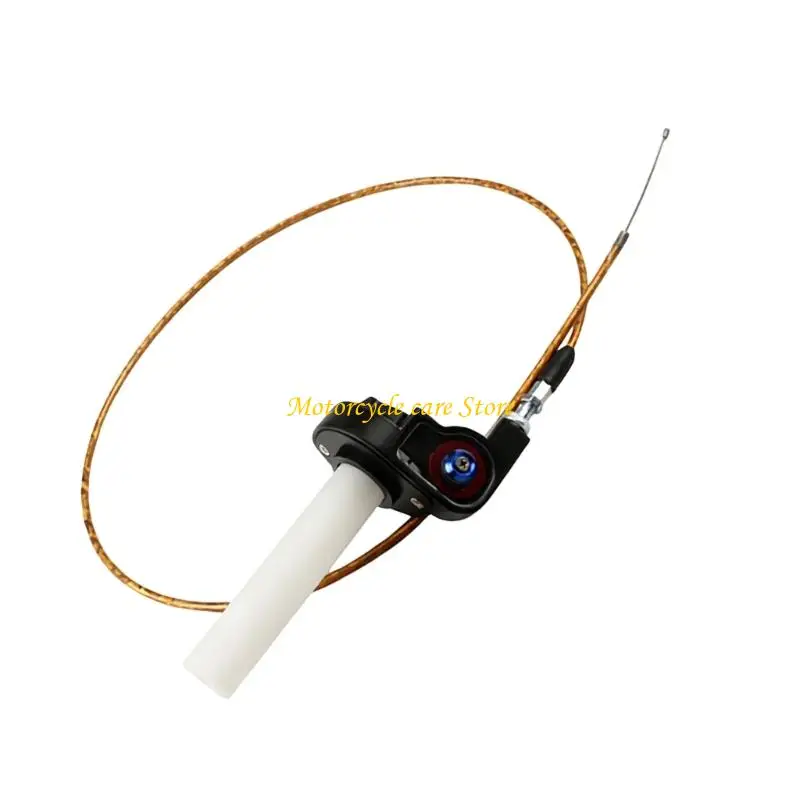 U75F Quick Response Throttle Cable System Throttle Handle Grips 1/4 Turn Twist Throttle with 1200mm Cable