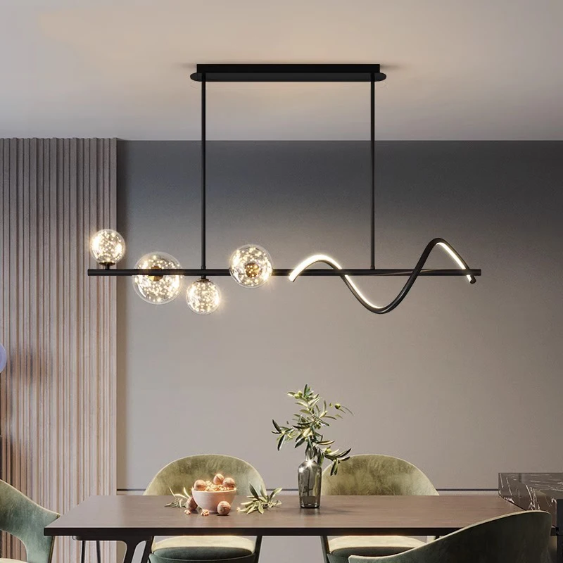 

Nordic decor glass dining room Pendant lamp lights indoor lighting Ceiling lamp hanging light chandelier lamps for living room