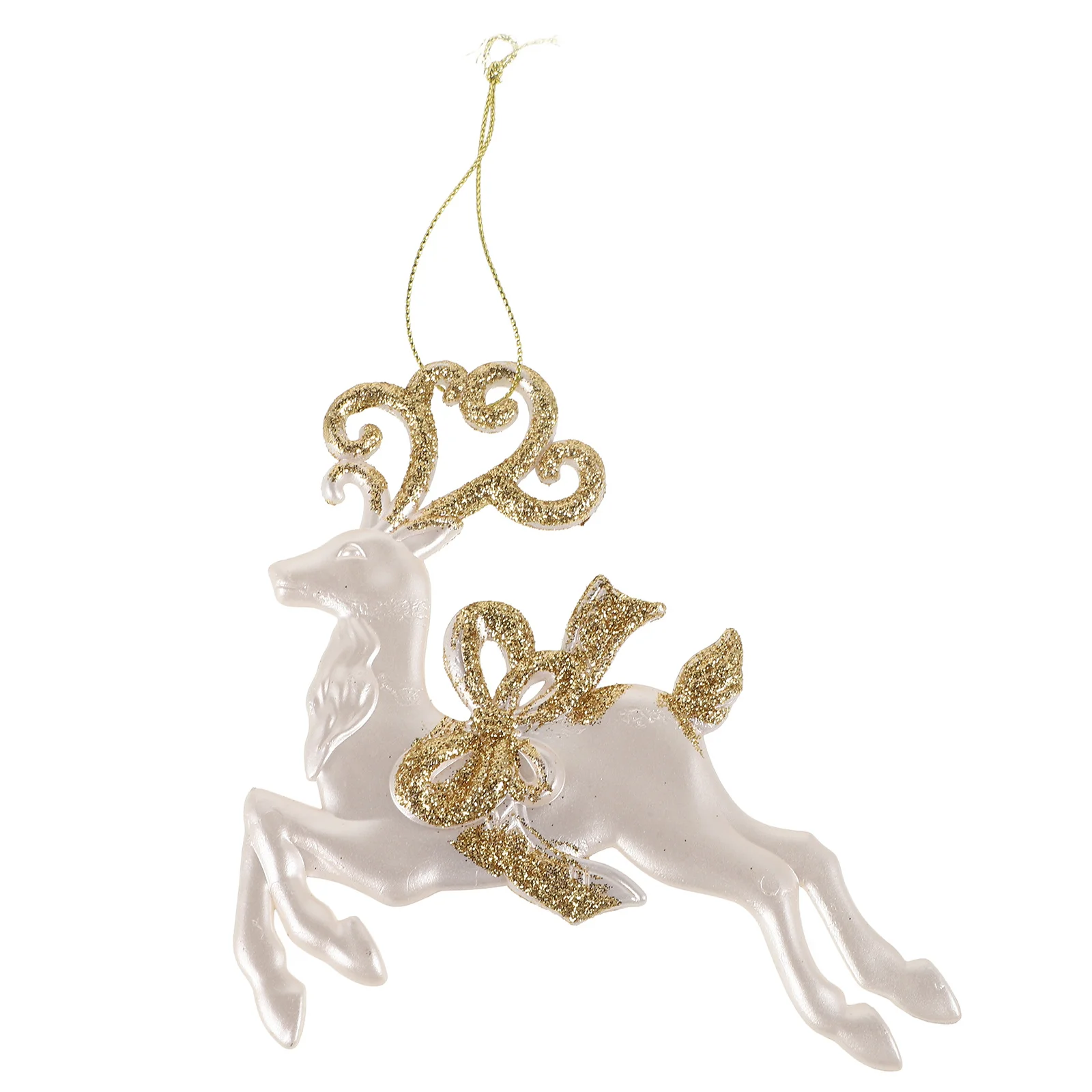 

Reindeer Christmas Tree Pendant Elegant Deer Decoration Fading Resistant Festive Charm Indoor Outdoor Use