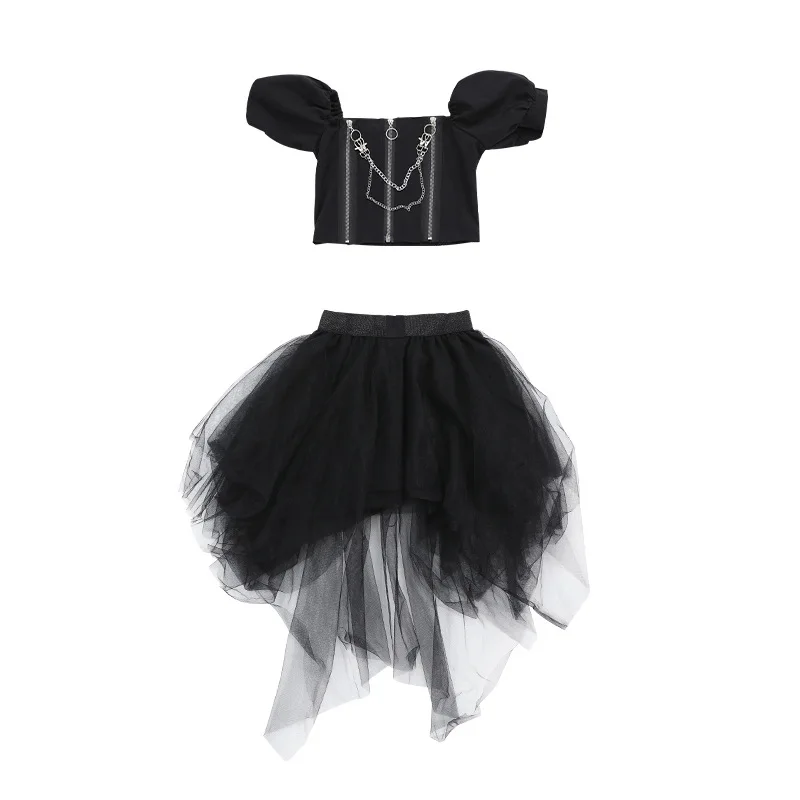 

Mesh Shorts Jazz Black Suits Hiphop Street Dancer Kids Hip Hop Catwalk Dance Costume Stage Performance Show Dance Wear Clothes