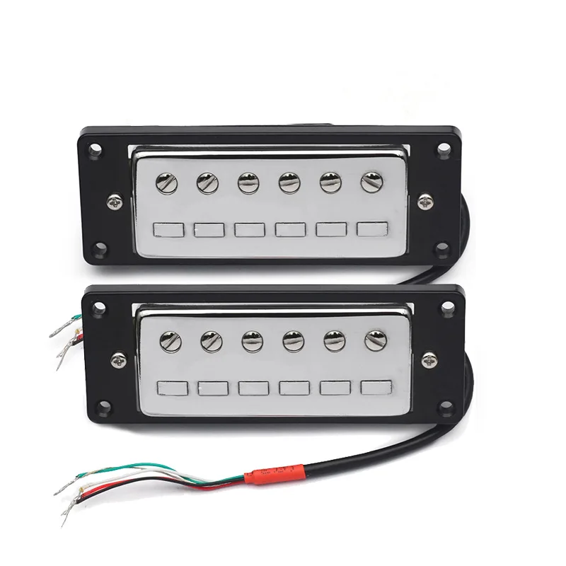 

Mini Guitar Humbucker Pickup 68x29mm Copper Cover, with Mounting Ring For LP Electric Guitar Pickup