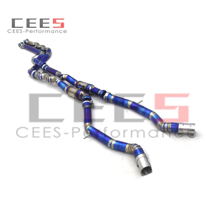 CEES Equal length mid pipe  Exhaust Pipe For BMW M3/M4 F80/F82 3.0T 2015-2019 High Performance  Exhaust System