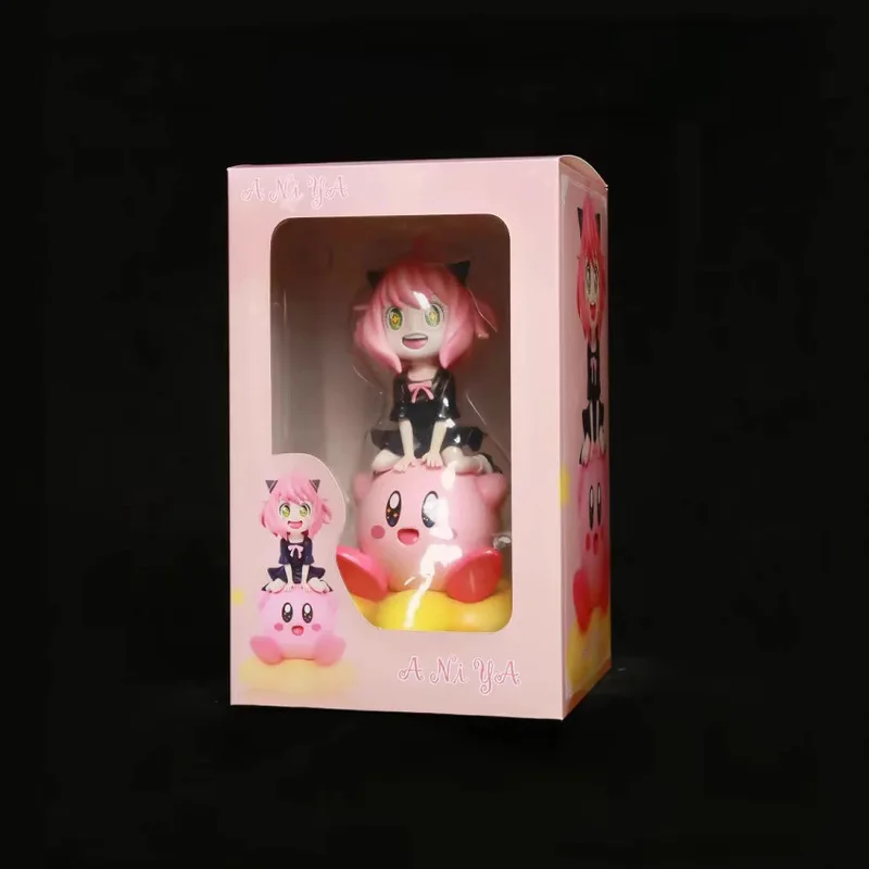 Spy×Family Anya Forger 19cm Anime Action Figure Pvc Collectible Desk Decoration Kirby Figurine Custom Toy Gift For Birthday view 4