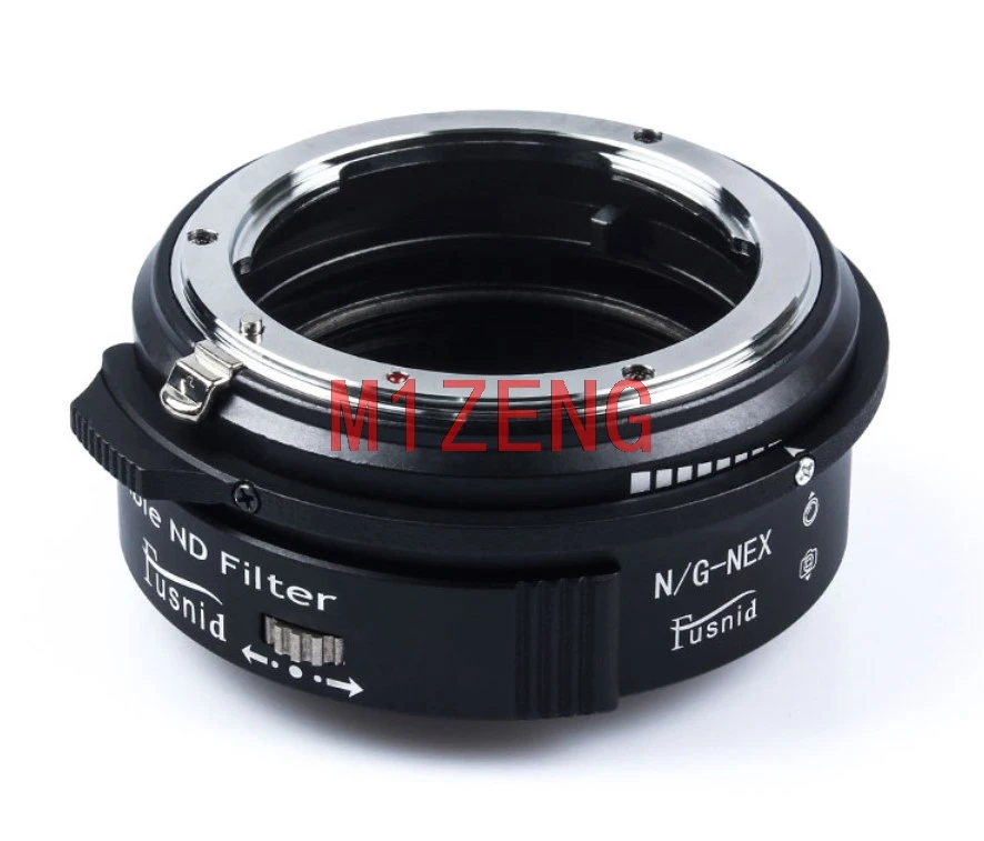 N/G-NEX adapter with Variable cpl for nikon G/F/AI/S/D lens to sony e mount nex5/6/7 A7 A7r a9 A7s a7r2 a7r3 a7r4 a6300 camera