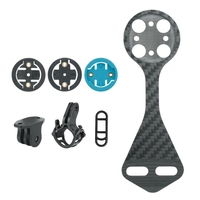 Bicycles Computer Extended out Front Stand Carbon Fiber Handlebar Combo Mount Camera Bike Lights Bracket Adaptors