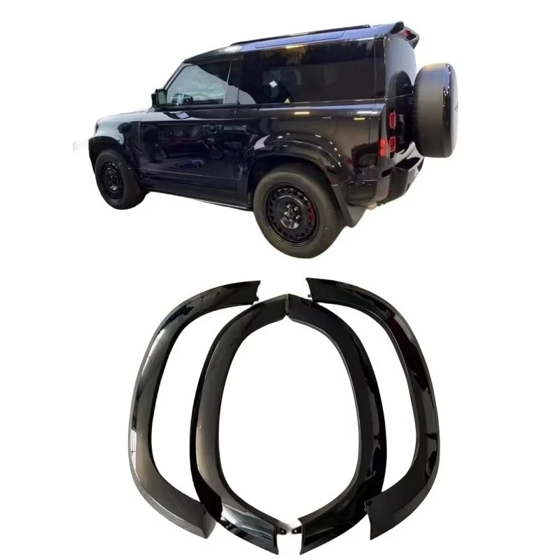 For 2020 110 90 Car Exterior Trim Body Kit Glossy Matte Black Fender Flares Wheel Arch