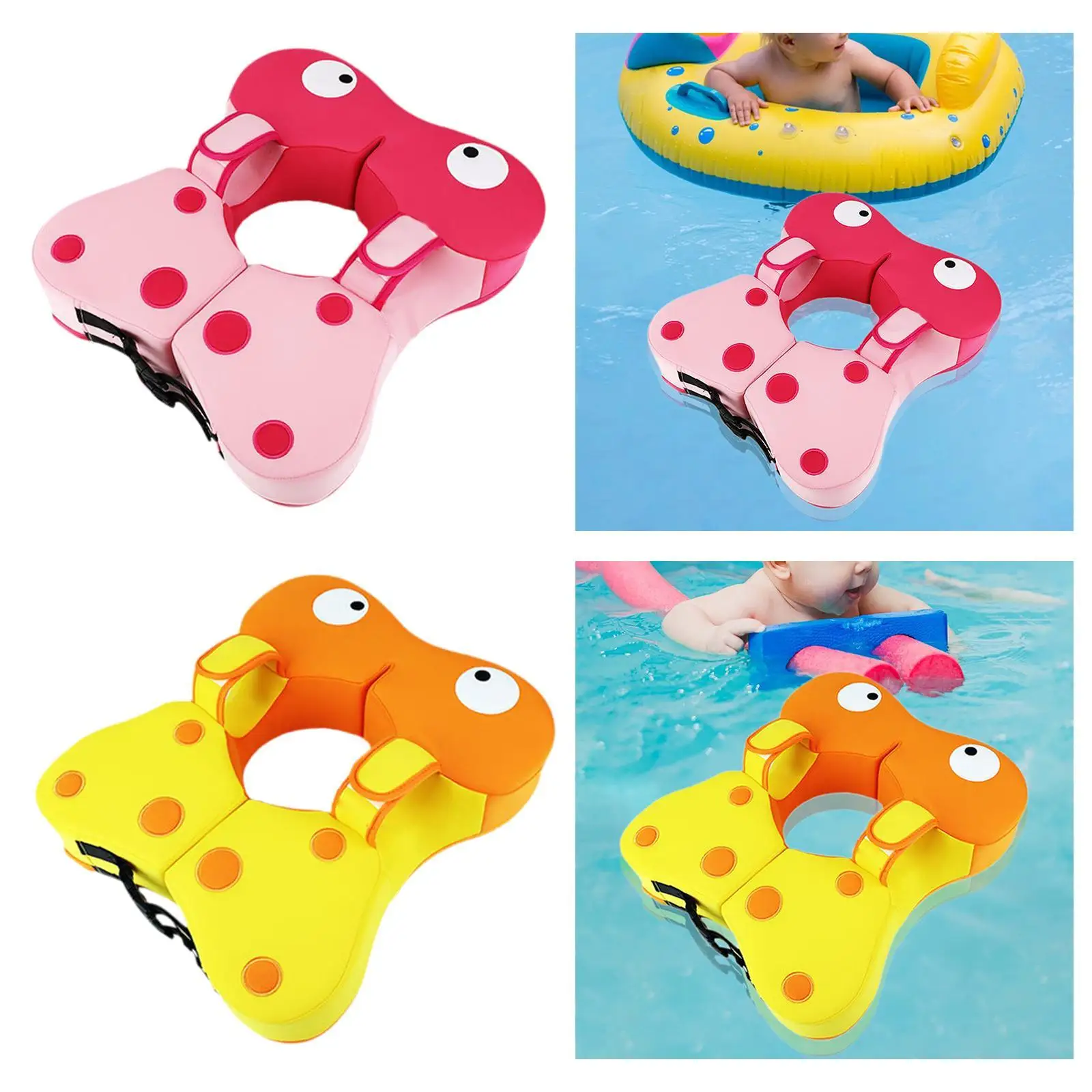 Galleggiante Non gonfiabile galleggiante d'acqua accessori per vasca da bagno regolabili Swim Trainer