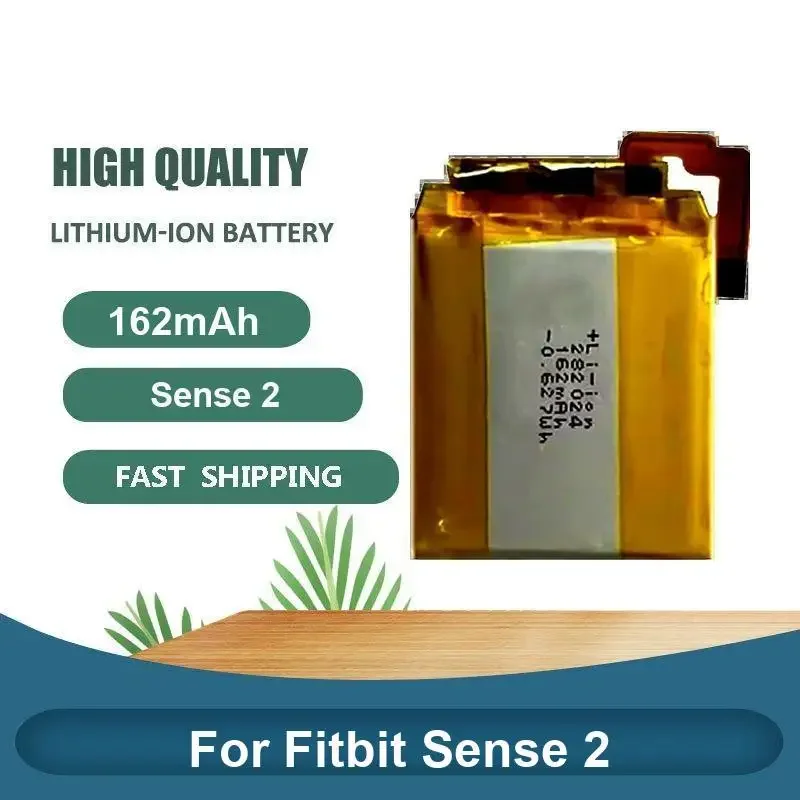 

162 мАч Высококачественная батарея для умных спортивных часов Fitbit Sense 2 Sense2 Smart Sport Watch Sense 2