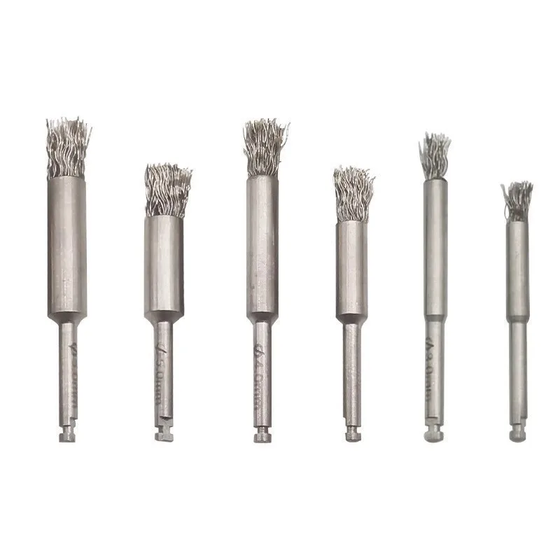 

Dental Implant Titanium Brushes Maintenance Cleaning and Restoration Oral Abutment Denture Care Brushes