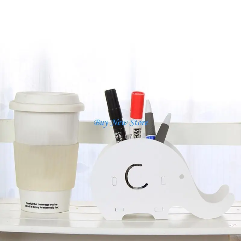 

20CE Pen Holder Shelf Vintage Stationery Holder for Home Office Decor