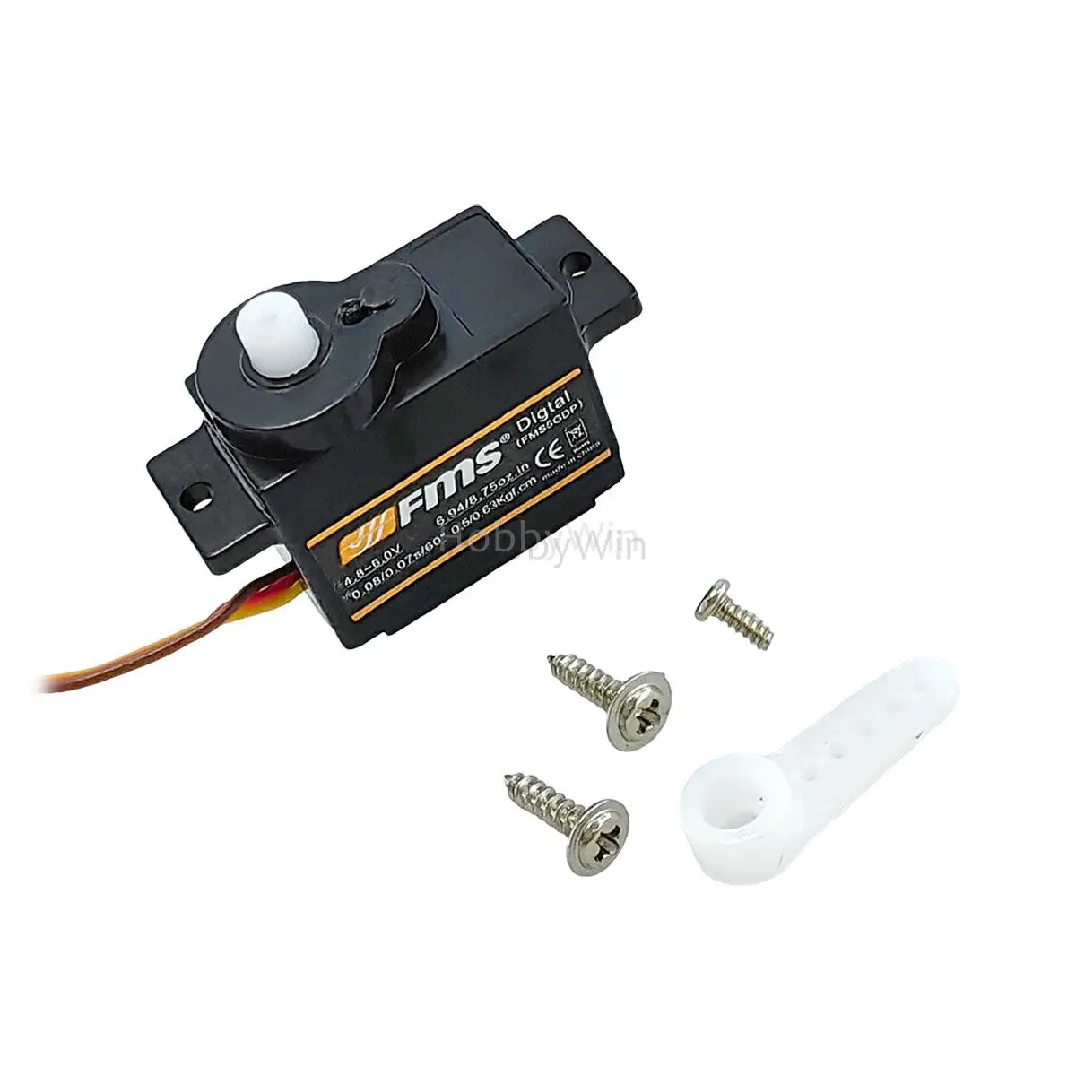 FMS SER002 5g Plastic Gear Digital Servo Positive 330mm Wire for RC Airpalne 750mm Edge54