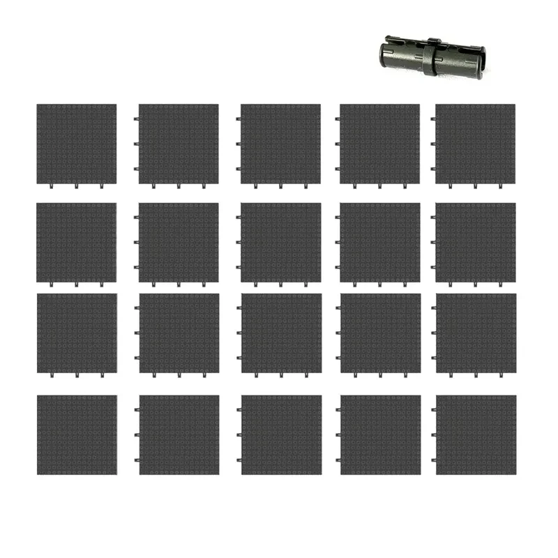 Wholesale 4-20Pcs 65803 Brick 4/3 16x16 Baseplate Building Block MOC Parts Set DIY Toys For 98138 Pixel Art Picture Free Pins