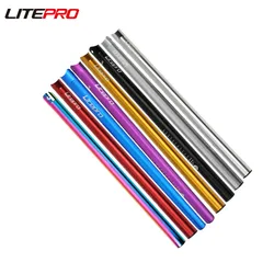 Litepro MTB Folding Bicycle 33.9x600MM Aluminum Alloy Seatpost For Brompton Bike 31.8x580 MM Seat Post Tube