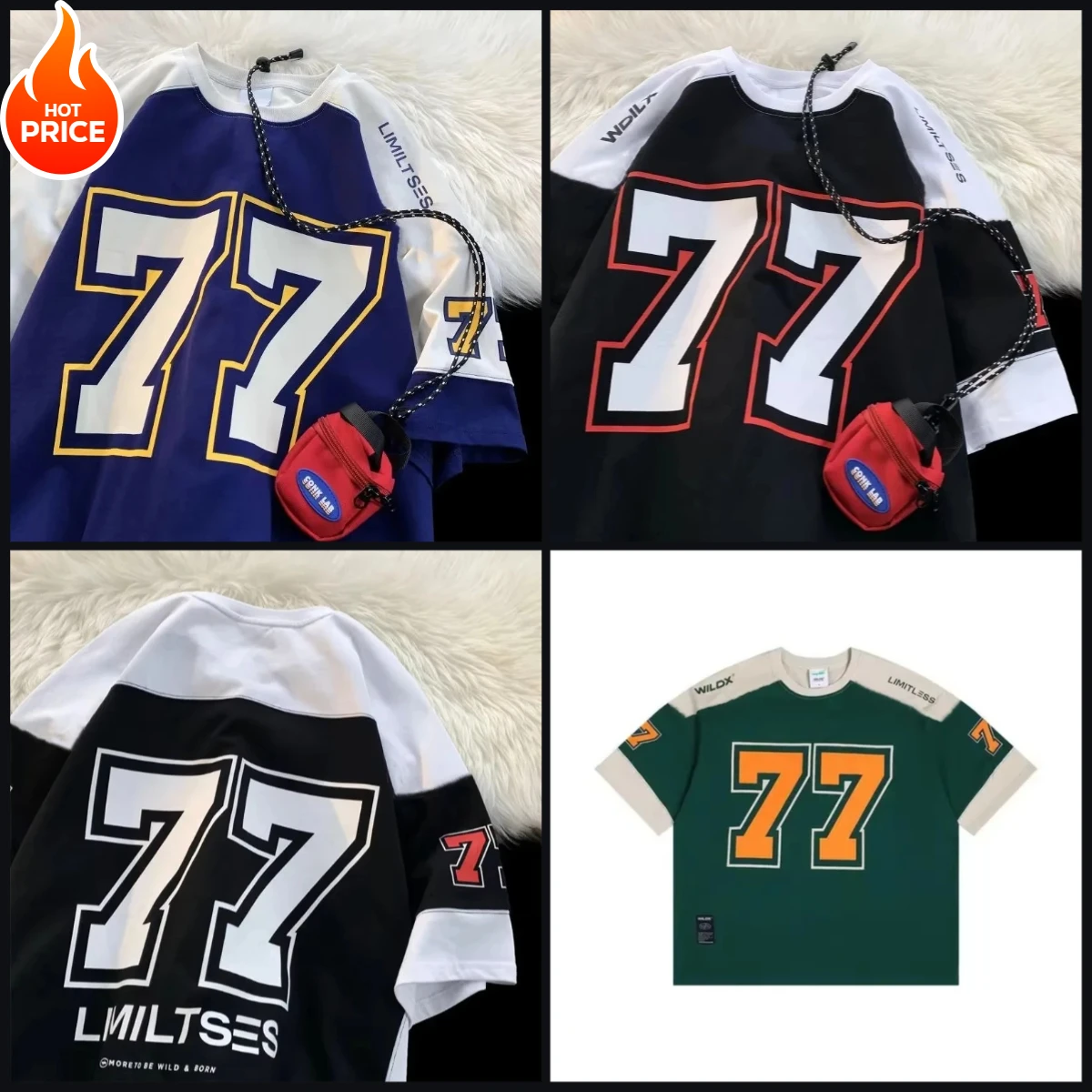 

Round Neck Basketball Short Sleeved Tees for Men Summer American Hiphop Retro College Style 2024 New Trendy Harajuku T-shirt