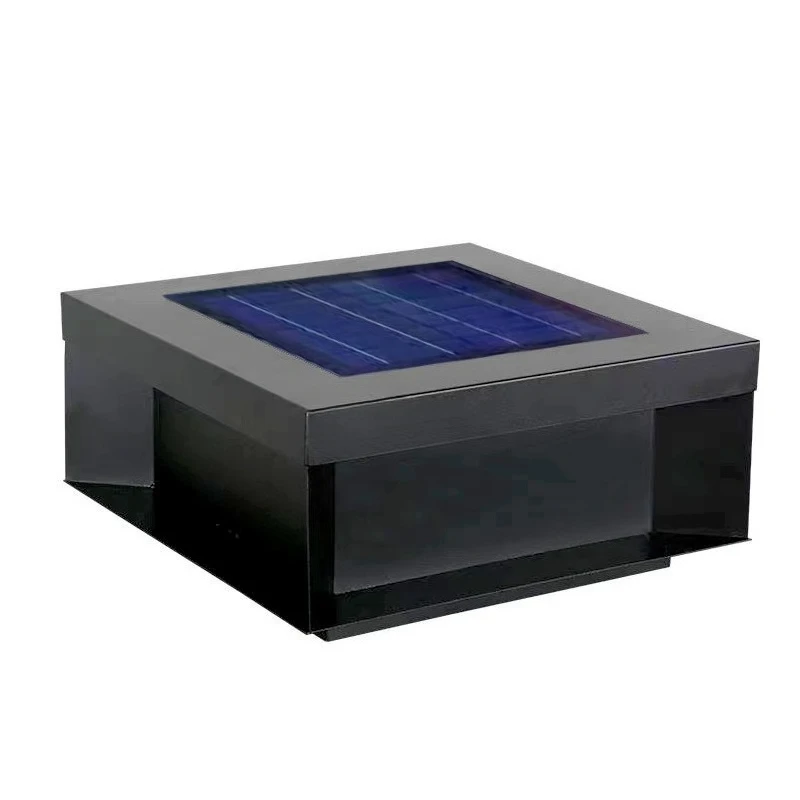 

Waterproof courtyard luminous box solar villa pillar light