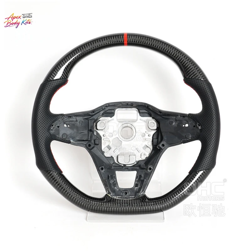 Suitable for Golf MK8 car  20-24 model steering wheel modification, Volkswagen carbon fiber racing steering wheel