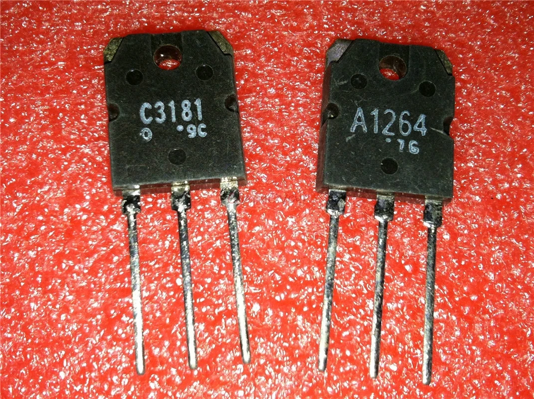 4pcs/lot = 2pair C3181N A1264N ( 2SC3181 +  2SA1264 ) TO-3P TO-247 In Stock