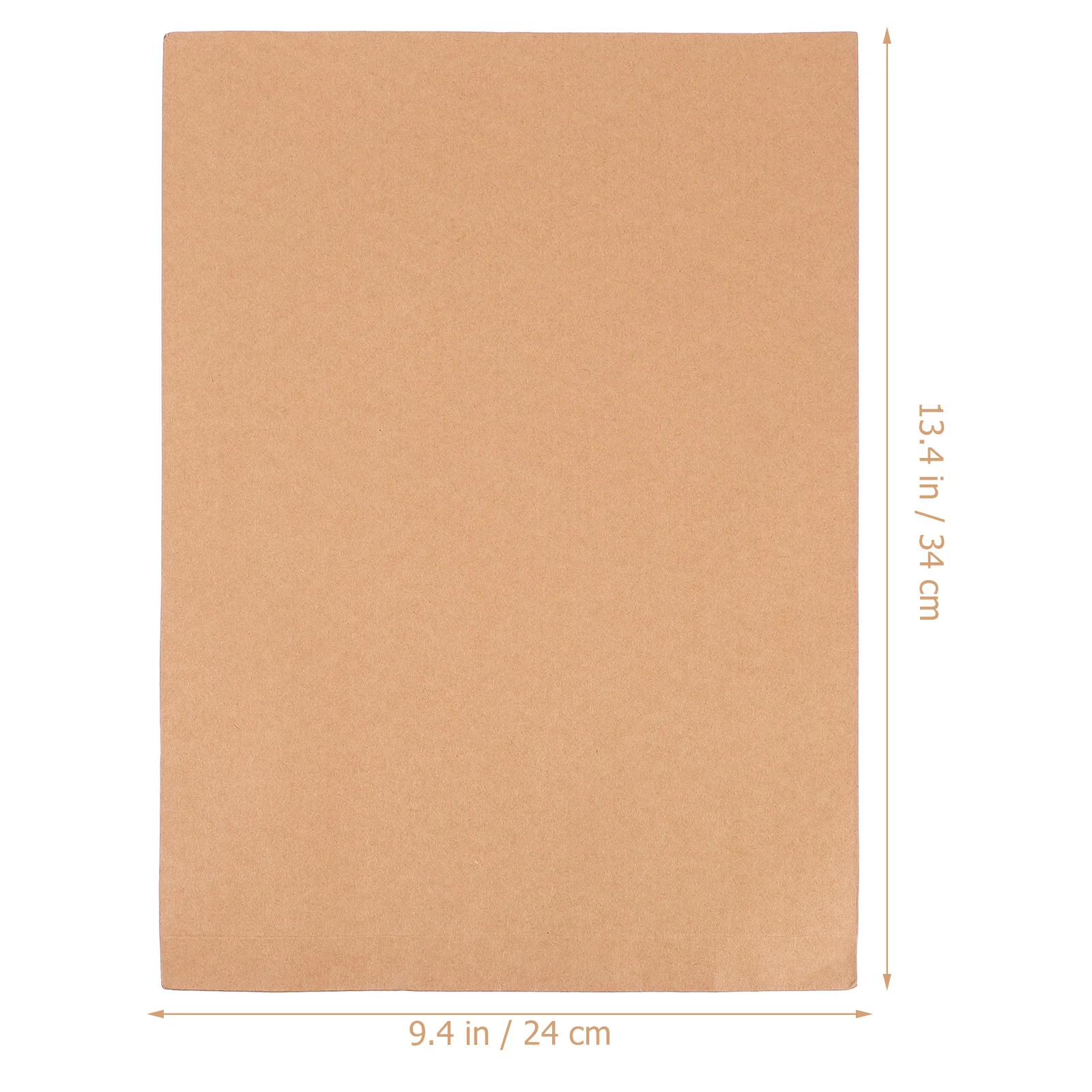 

10pcs Kraft Paper File Folder A4 Size Brown Document Bag Bills Storage Envelope Portfolio Office School Business Travel