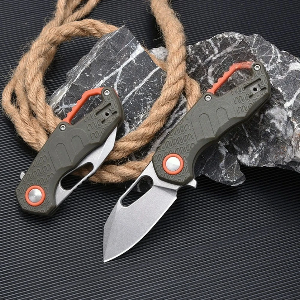 

Инструмент для рыбалки в джунглях высокой твердости, лезвие 8Cr13Mov, универсальный складной нож для кемпинга, ручка из нейлонового волокна, инструмент для охоты и приключений