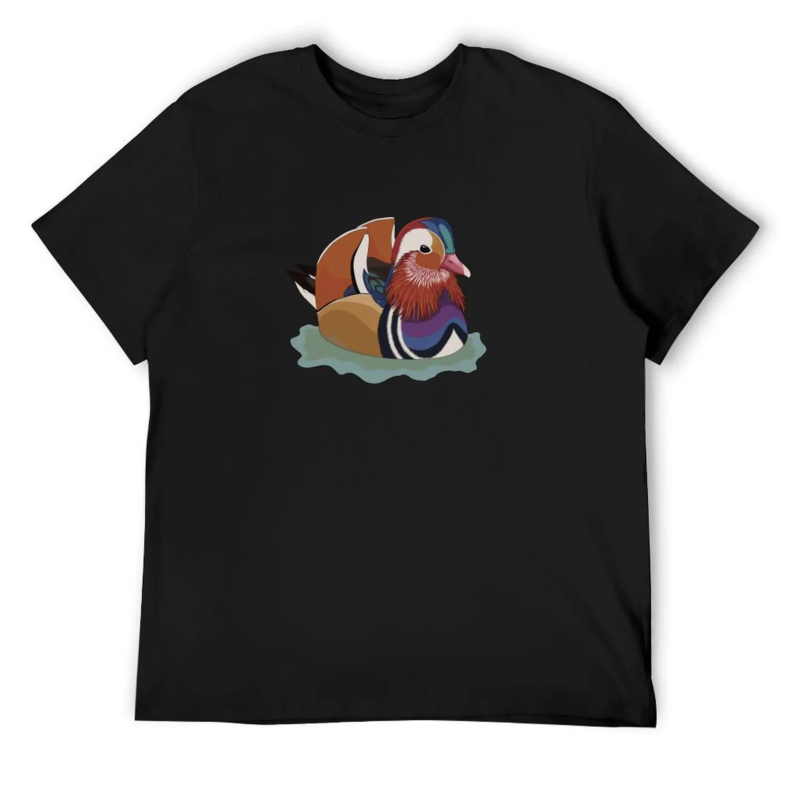 Mandarin Duck - Aix galericulata T-Shirt anime figures anime t shirts graphic tee shirt shirts men