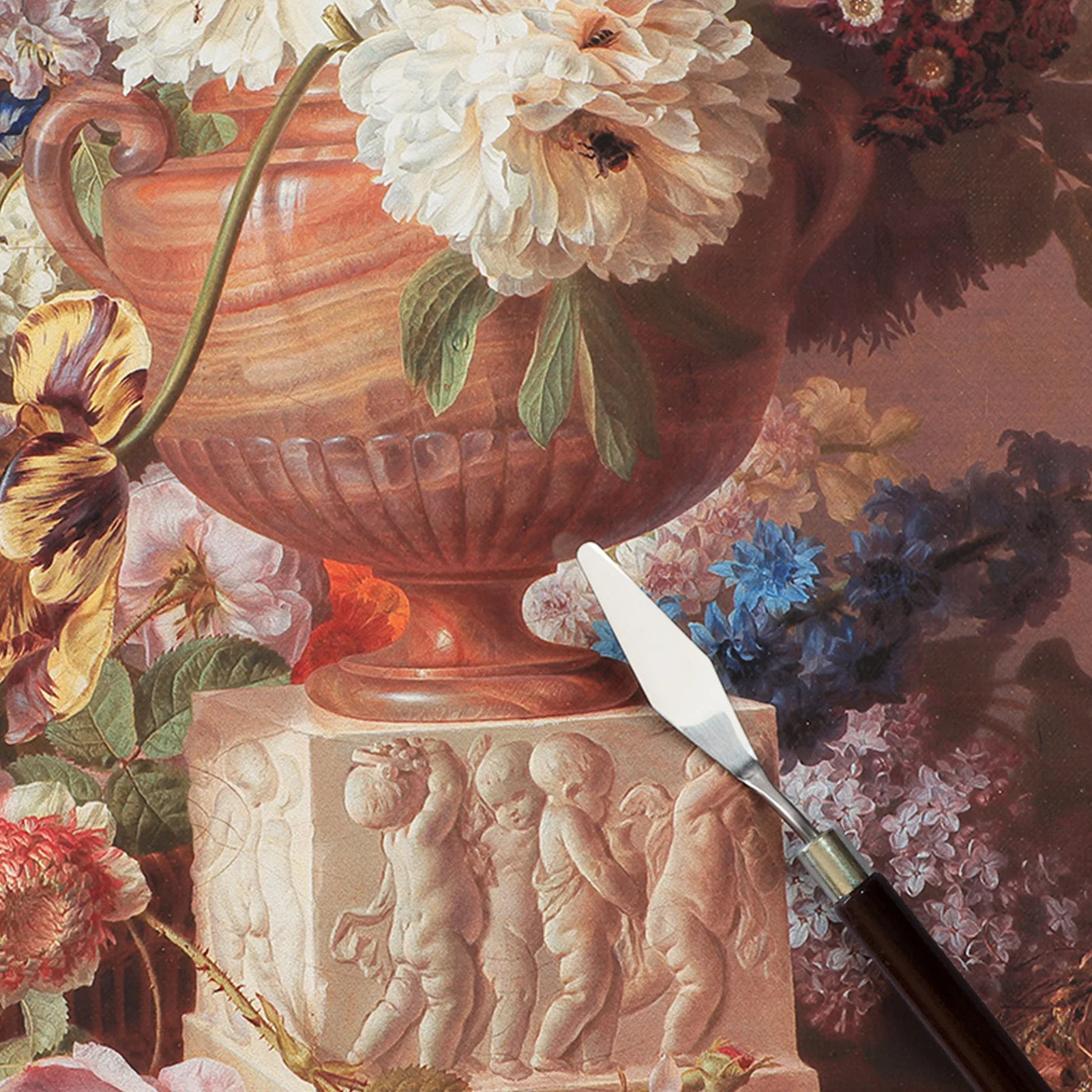 

Artist Painting Knives Set Easy to Clean Versatile Oil Painting Supplies Suitable for Large Murals Theater Work