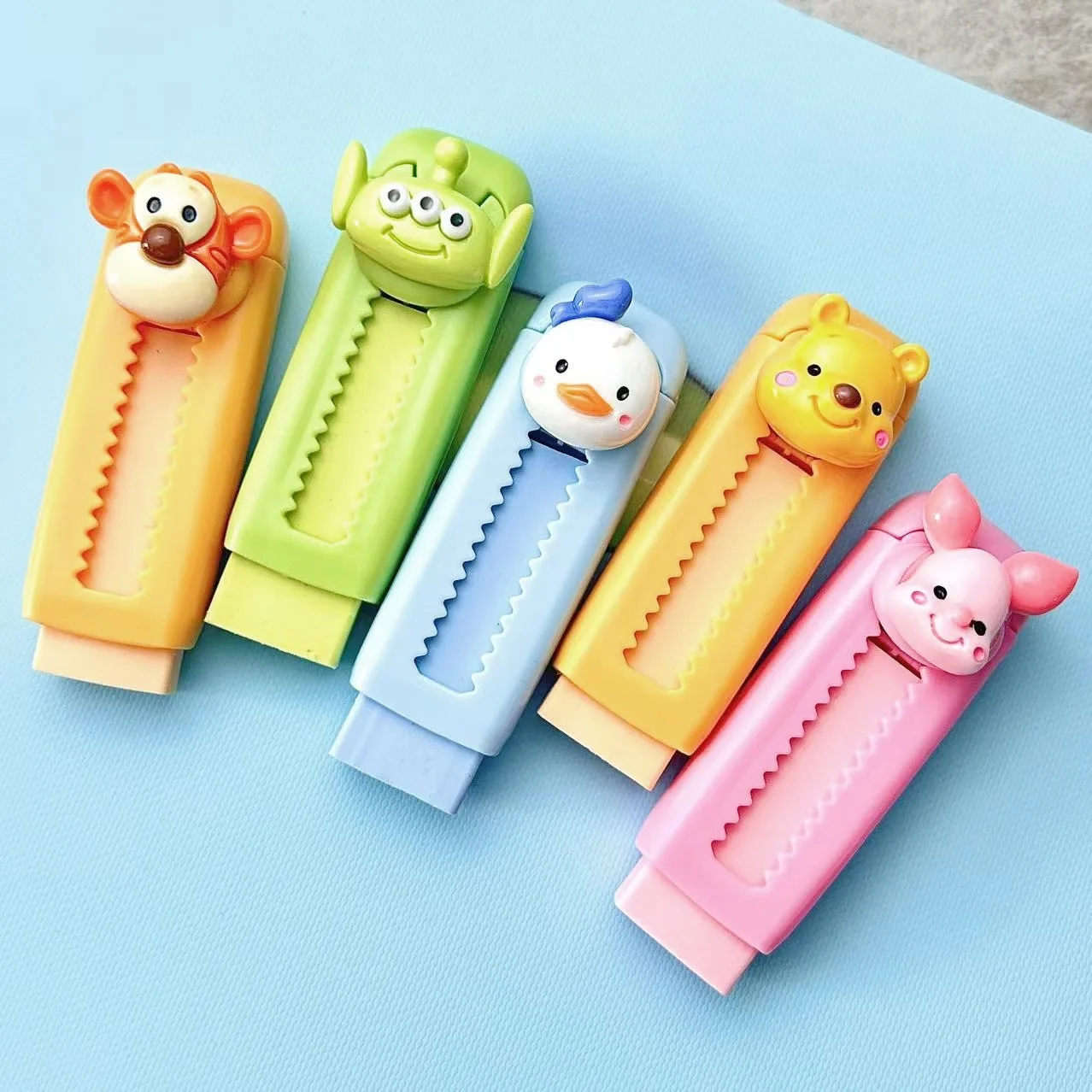 Cartoon Push-Pull Eraser Student Exam Eraser Sanrio Eraser Set Student Prizes