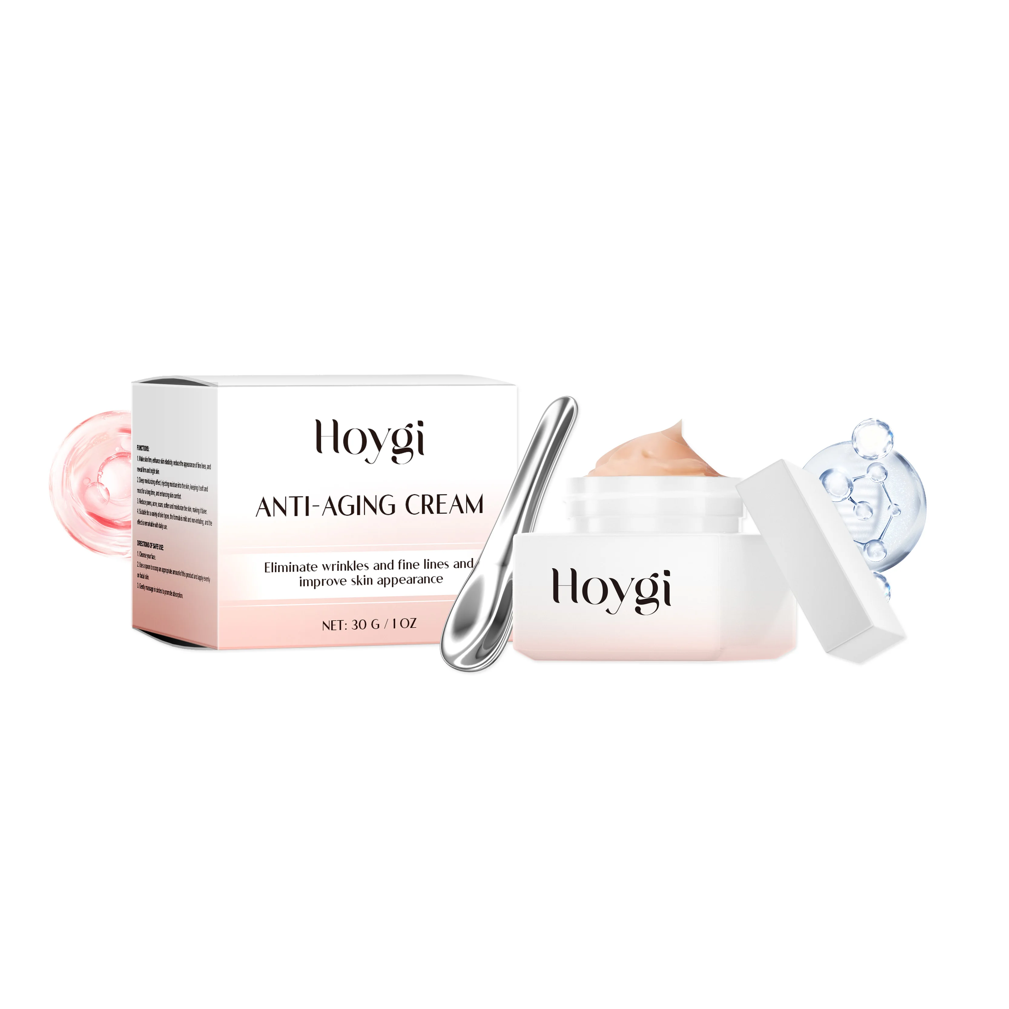 Hoygi crème Anti-âge rides avec raffermissement de la peau hydratant pour le visage cliniquement prouvé pour tous les Types de peau sensible sec huileux