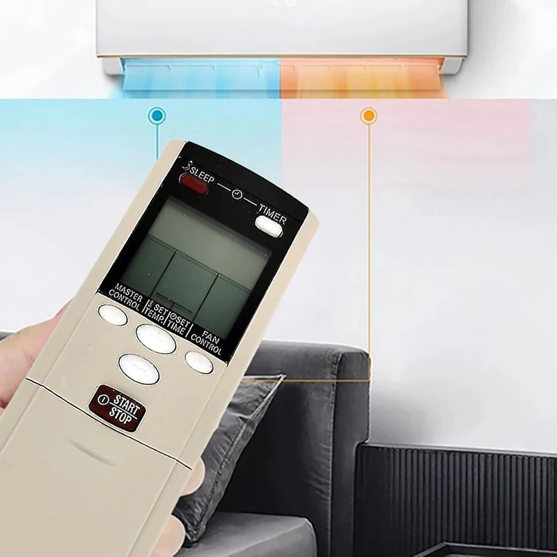 Control remoto para aire acondicionado Fujitsu AR-DL1 AR-DL2 AR-DL4 AR-DL5 AR-DL6 AR-DL15 reemplazo de Control remoto