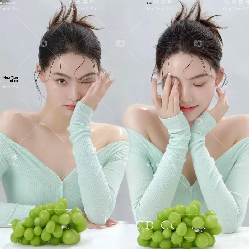

Korean Style Portrait Photography Costume Girl Art Photo Subjective Atmosphere Sensation Women's Fashion Summer 2023
