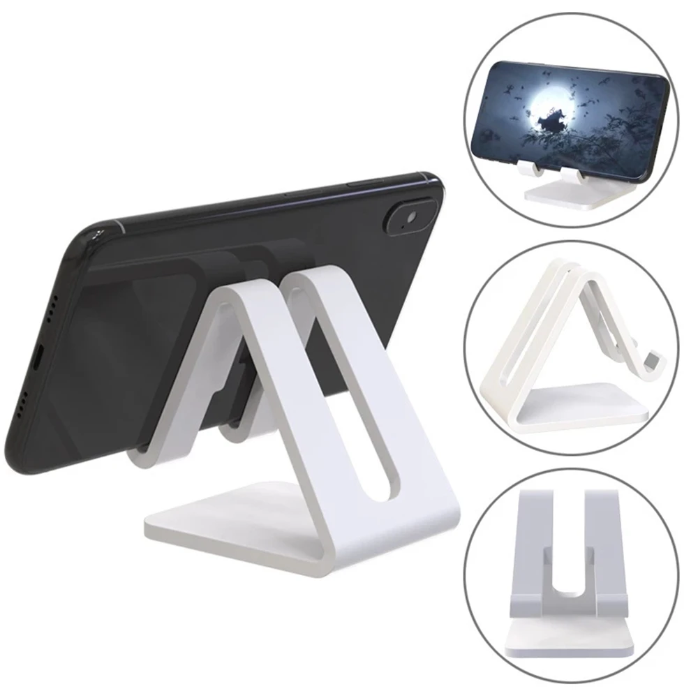 

Plastic Shock-proof Tablet Phone Accessories Silicone Pad Phone Holder Stand Mount Desk Holder Standing Brackets