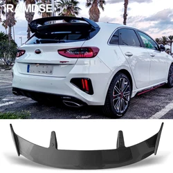 Glossy Black Rear Trunk Spoiler Type TE Aerodynamic Design Auto Decorative Trim for KIA Ceed Hatchback 2013-2022