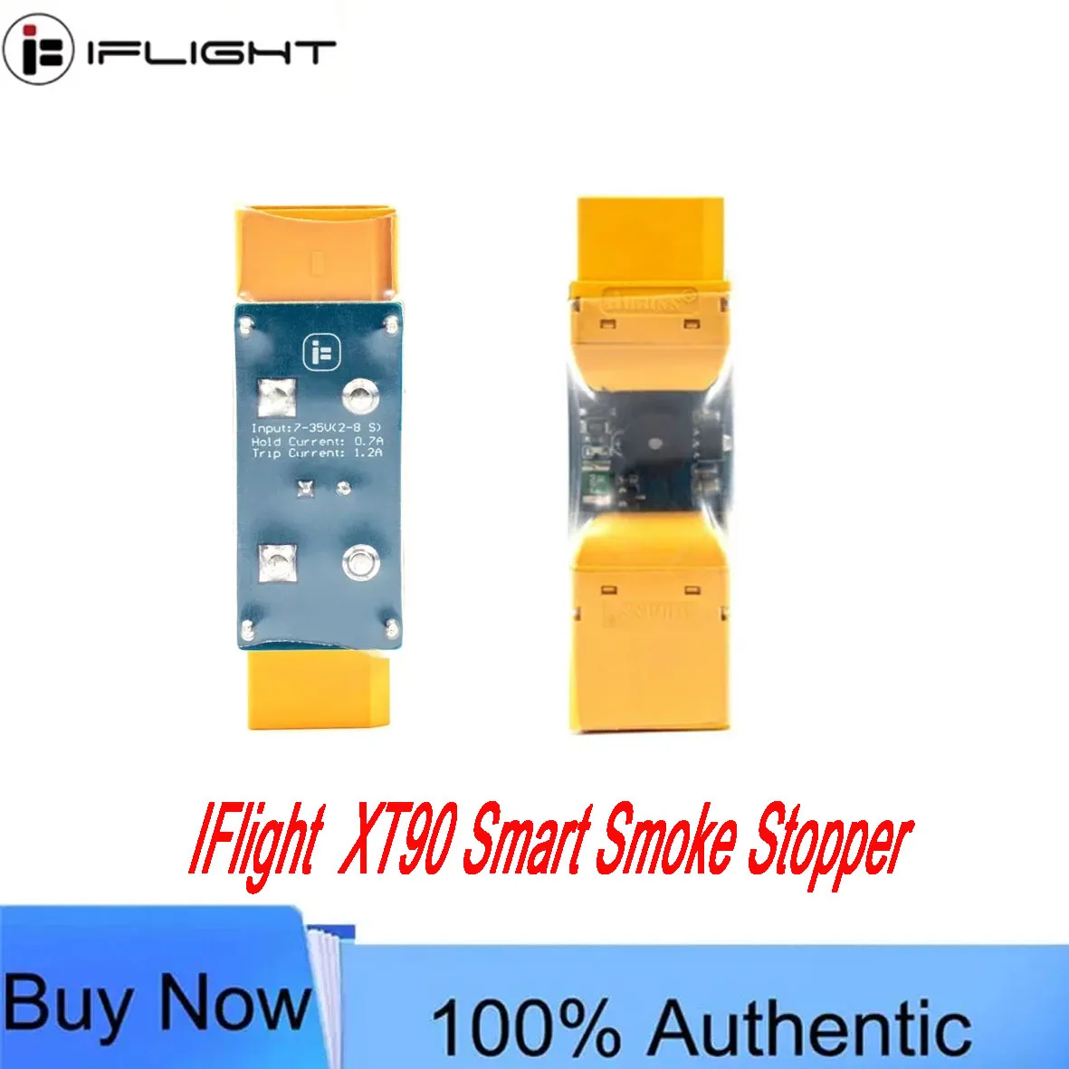 iFlight XT90 Smart Smoke Stopper - Anti-Short Circuit for FPV Drones, FPV Drone Safety Accessory, XT90 Connector