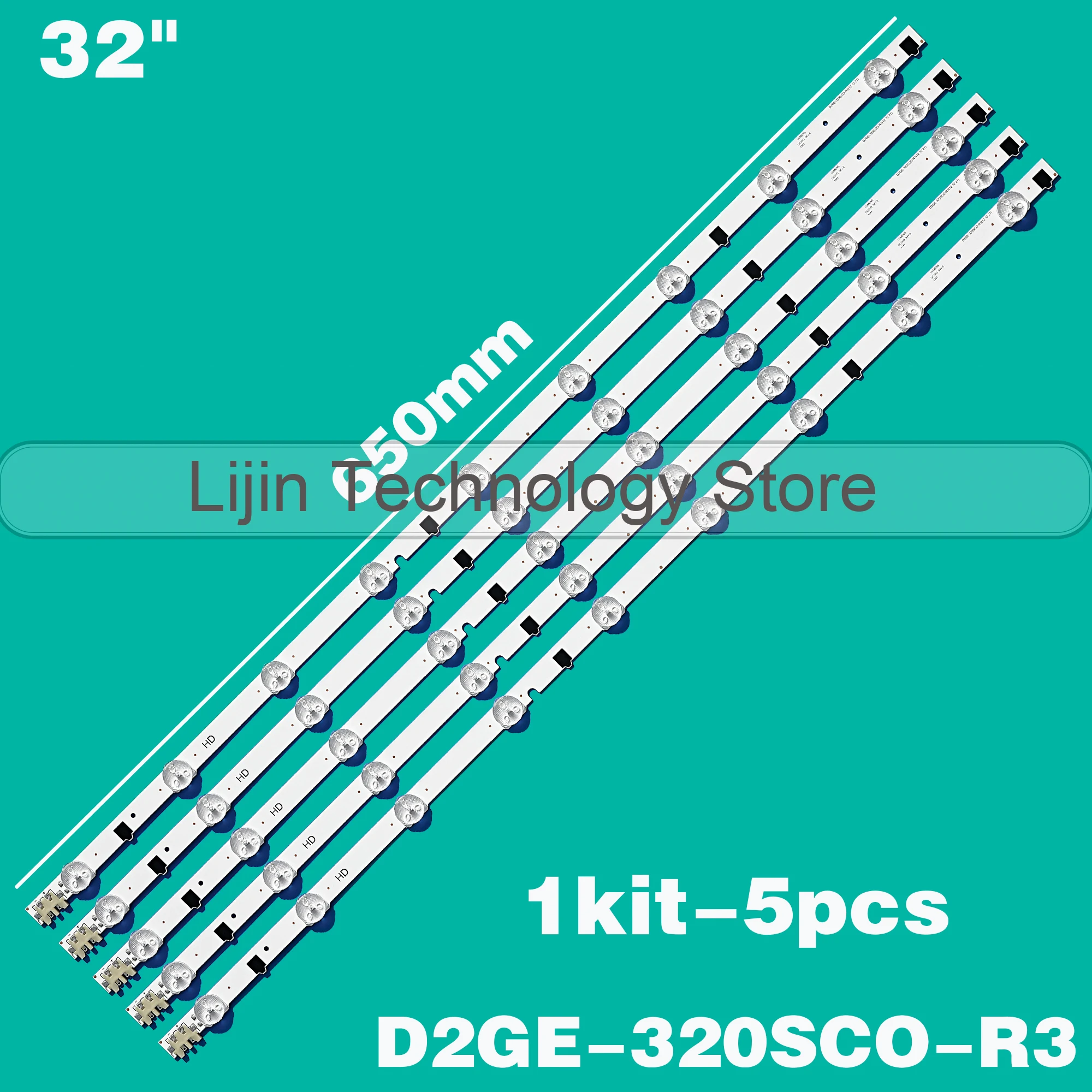 Striscia LED per BN96-28489A UE32F5500 UE32F4000 2013SVS32F UE32F5700AW HF320BGS-V1 UA32F4088AR UA32F4100AR UE32F5000AS