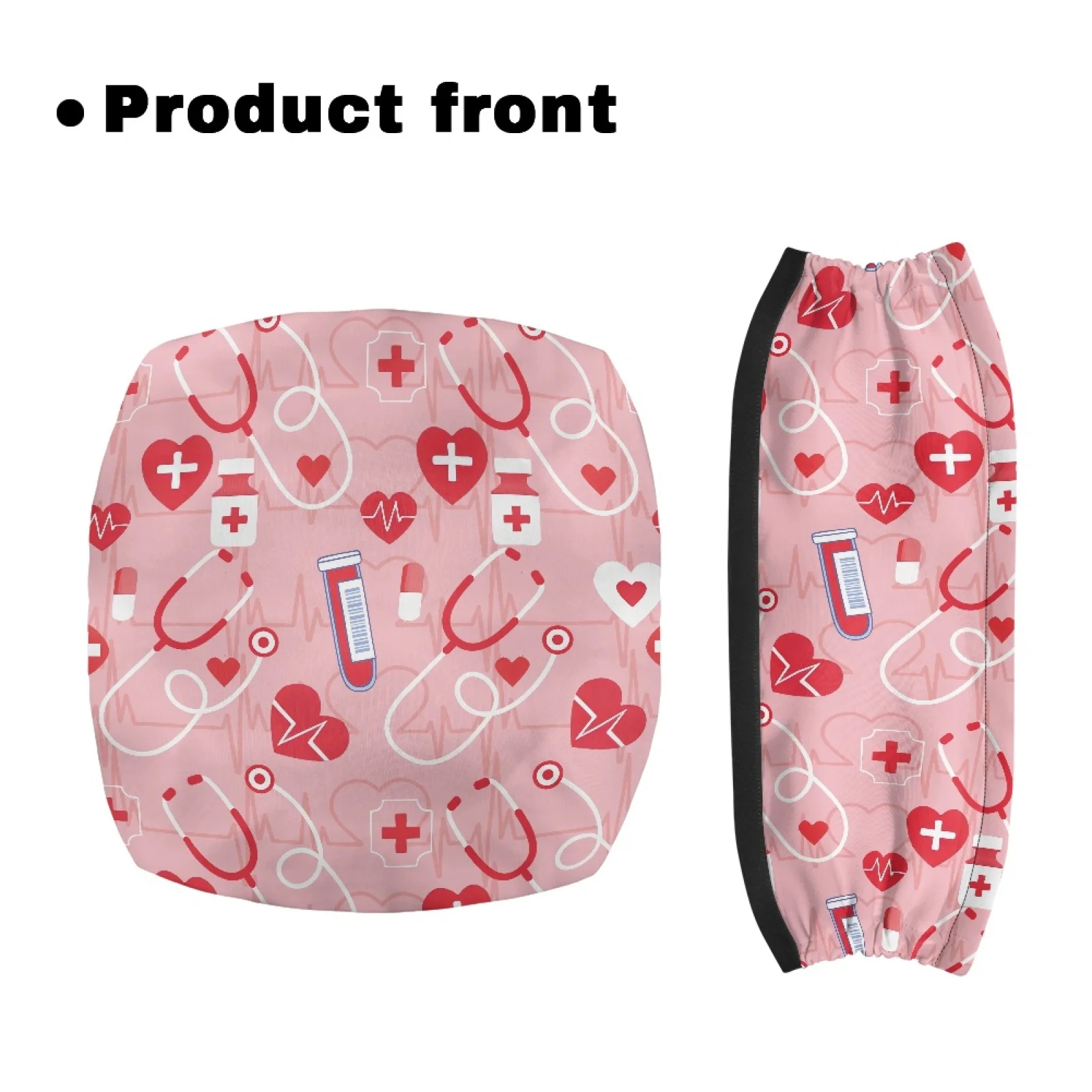 Coloranimal Nursing Theme Set of 2 Rollator Walker Cover Walker Protection Decor Covers for The Elderly Outdoors