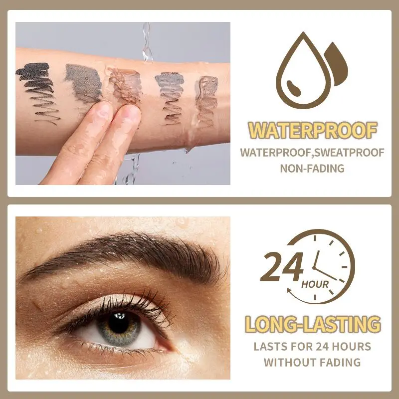 Eyebrow Enhancers Waterproof Eyebrow Cream Makeup Eye Brow Gel Coffee Black Brown Paint Tint Mascaras Kit Sobrancelha Maquiagem