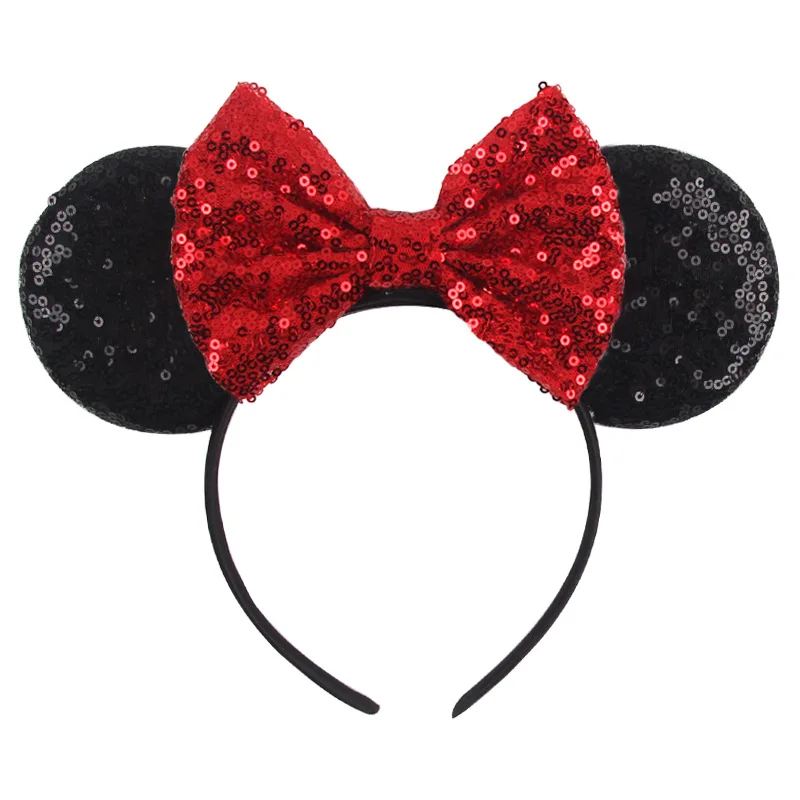 Mickey-Haarschmuck Schleifen-Haarband Freizeitpark-Feiertags-Haarband Haaraccessoire – Detail 2