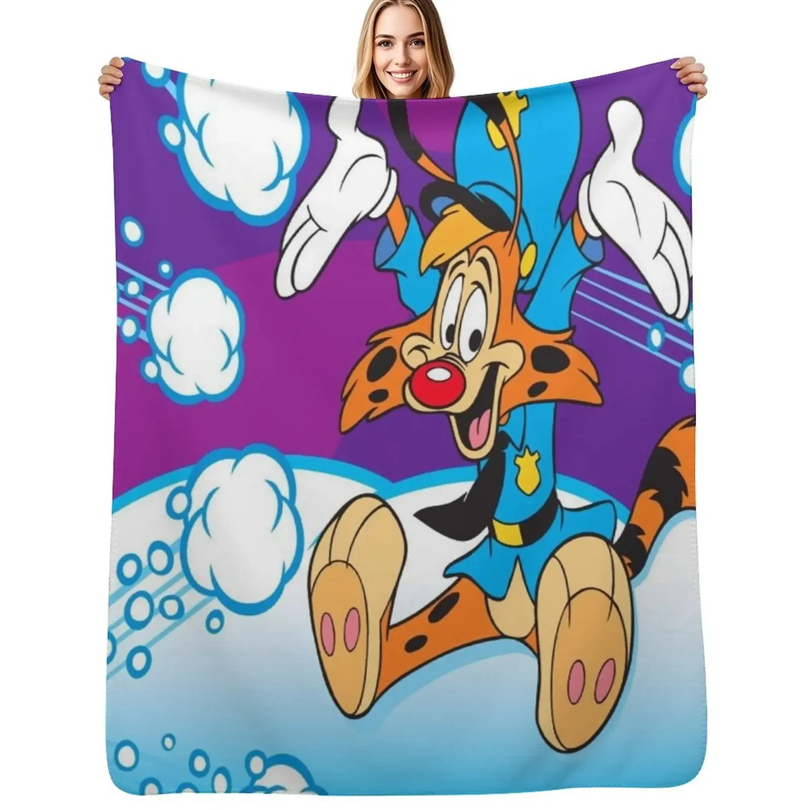 

Bonkers Funny Gift For Fans bonkers cartoon Throw Blanket christmas decoration Bed Shaggy Winter beds Blanket
