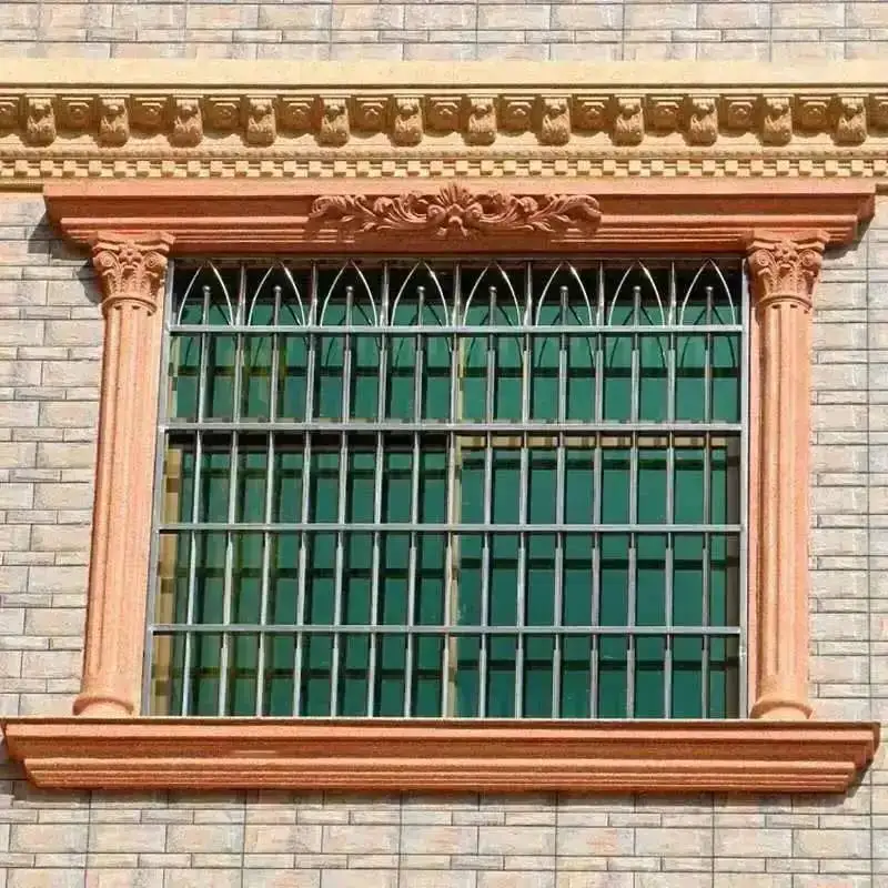 Roman Edge Column Wall Window Line Model Exterior Villa Edge Window Windows Cement Frame Decoration European Window Cover Mold b