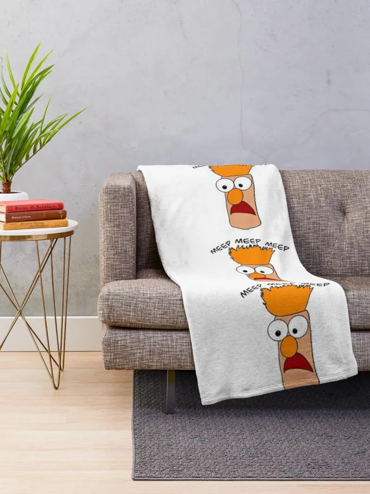 The Muppets - Beaker Meep Meep Meep Throw Blanket Blankets For Sofas Soft decorative Blankets