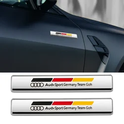 Car Styling Metal Stickers Decoration Decals For Audi sline A4 B7 B8 B9 A3 8P 8V 8L A5 A6 C6 C5 C7 4F A1 A7 A8 Q2 Q3 Accessories
