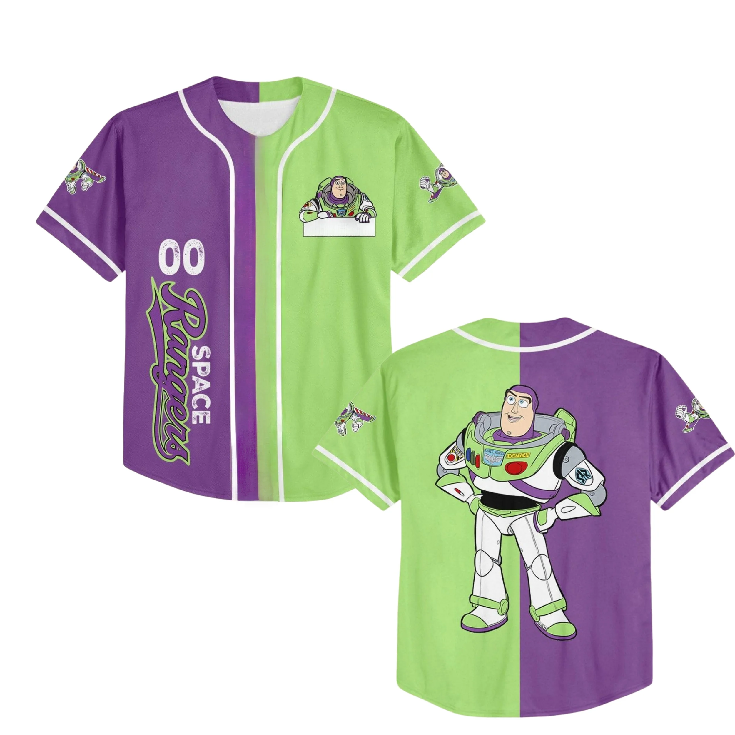 ديزني الرسوم المتحركة الطبعة التذكارية سلسلة Big Hero 6 الصيف البيسبول سترة المتضخم للأطفال الوالدين والطفل تي شيرت #2