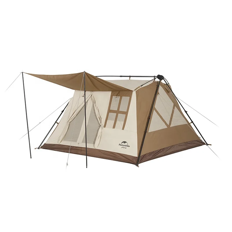 Naturehike Portable automatic tents camping outdoor Waterproof with Sun Shelter 3-4 Person family