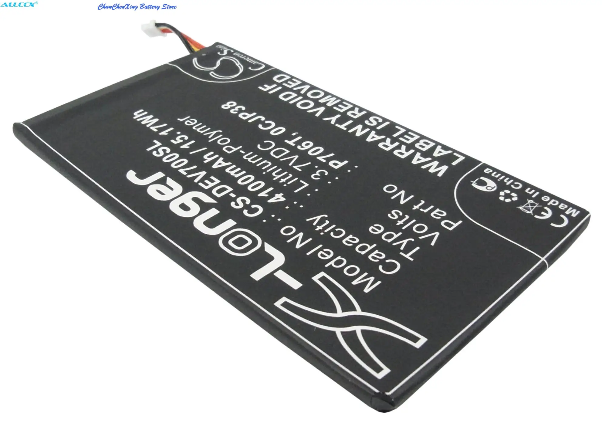 OrangeYu  4100mAH Battery P706T for DELL Venue 7, Venue 7 3740, Venue 8, Venue 8 3830, Venue 8 3840, Venue 8 T02D 3830