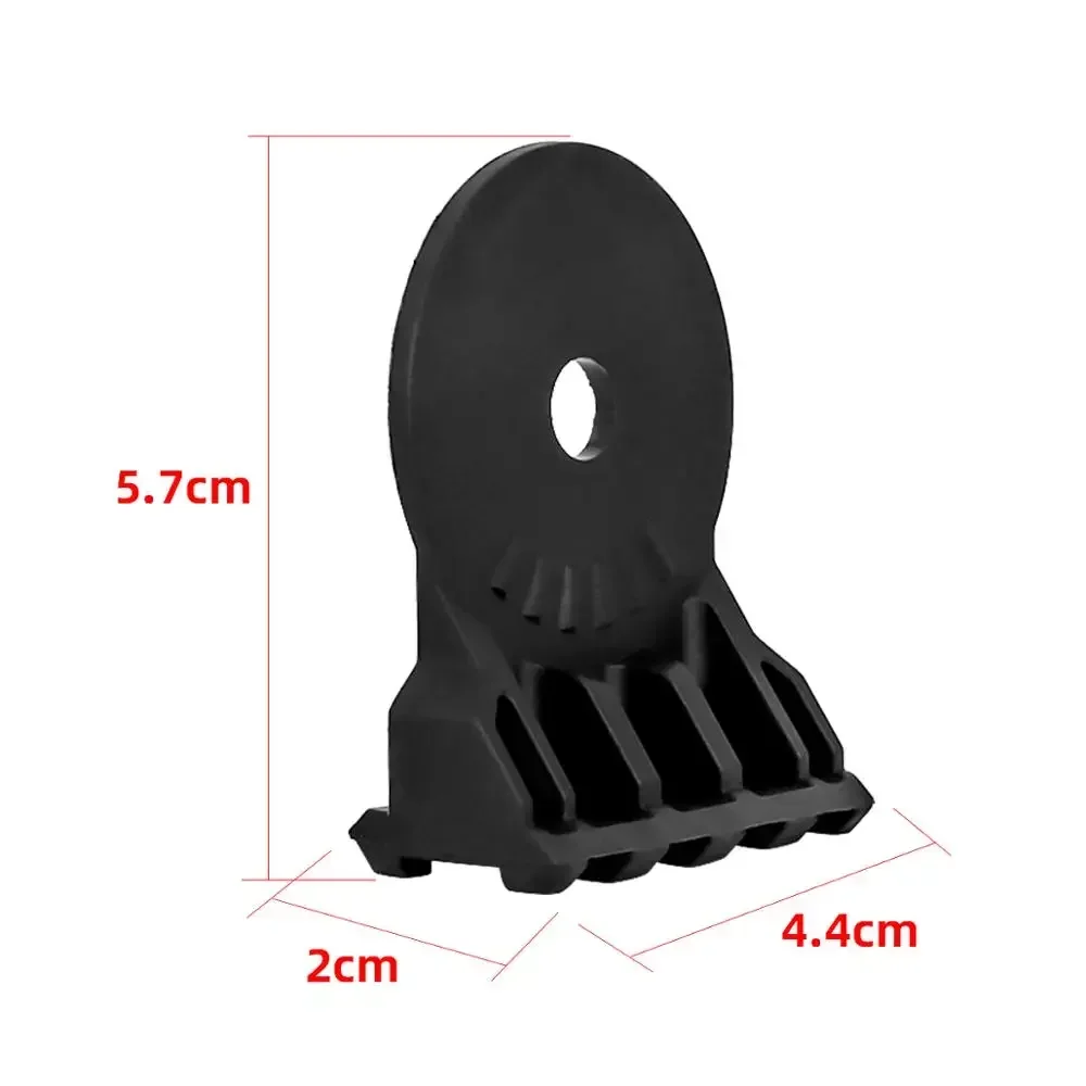 2-częściowy zestaw taktyczny Comta Headset Tactical Helmet Mount ARC Track Adapter Zestaw montażowy Platforma do latarki taktycznej BK