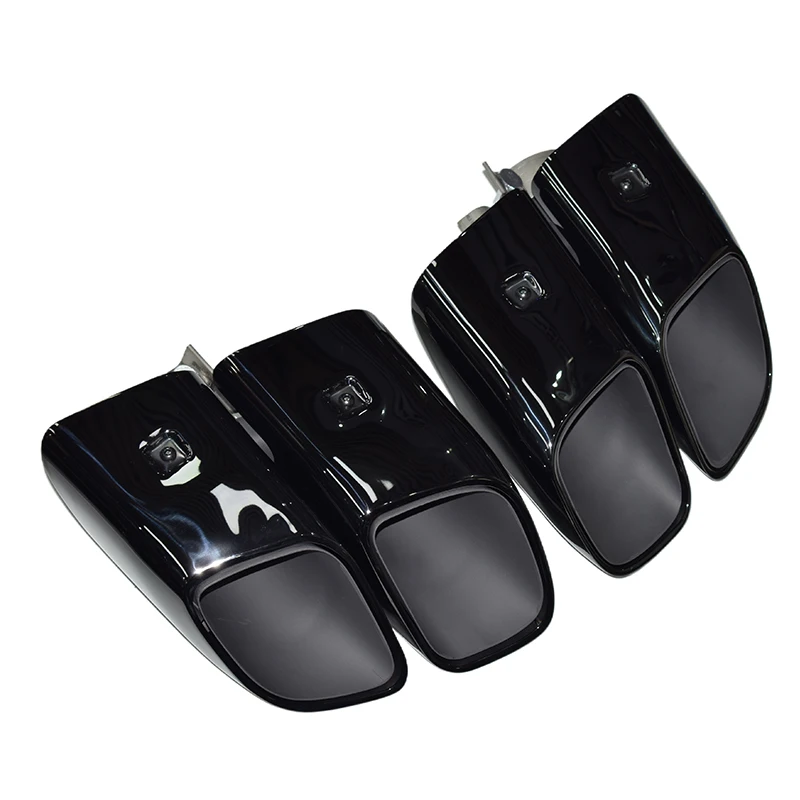 

Выхлопная труба для Porsche Macan 14-24 годов, квадроцикл GTS, спортивная выхлопная труба, черный наконечник, глушитель, наконечник выхлопной трубы