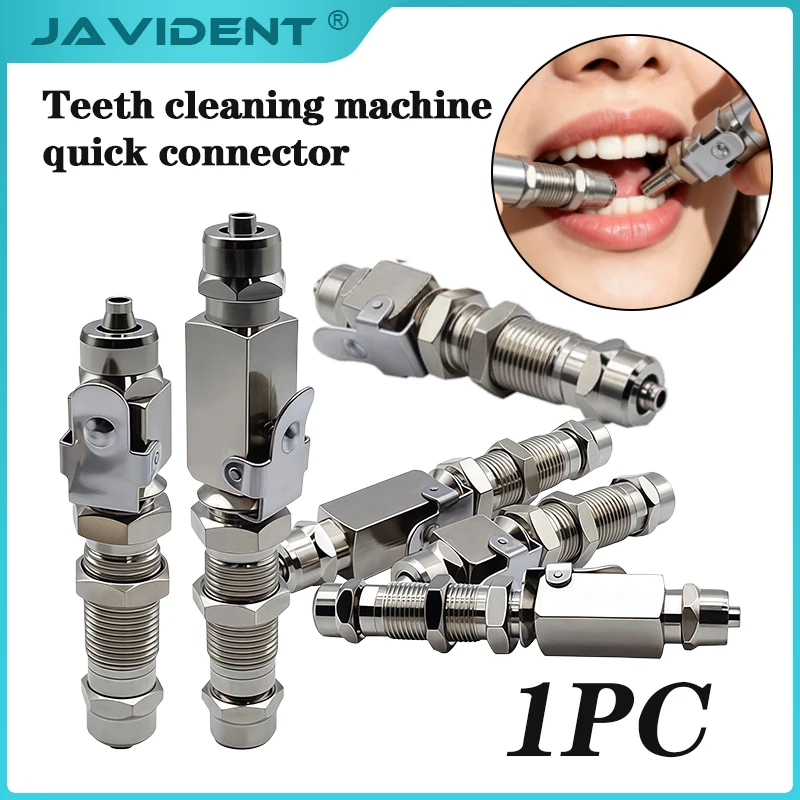 1Pcs Dental Chair Self-Locking Anti-Backflow Scaler Quick Connector; Dental Materials; External Scaler Adapter