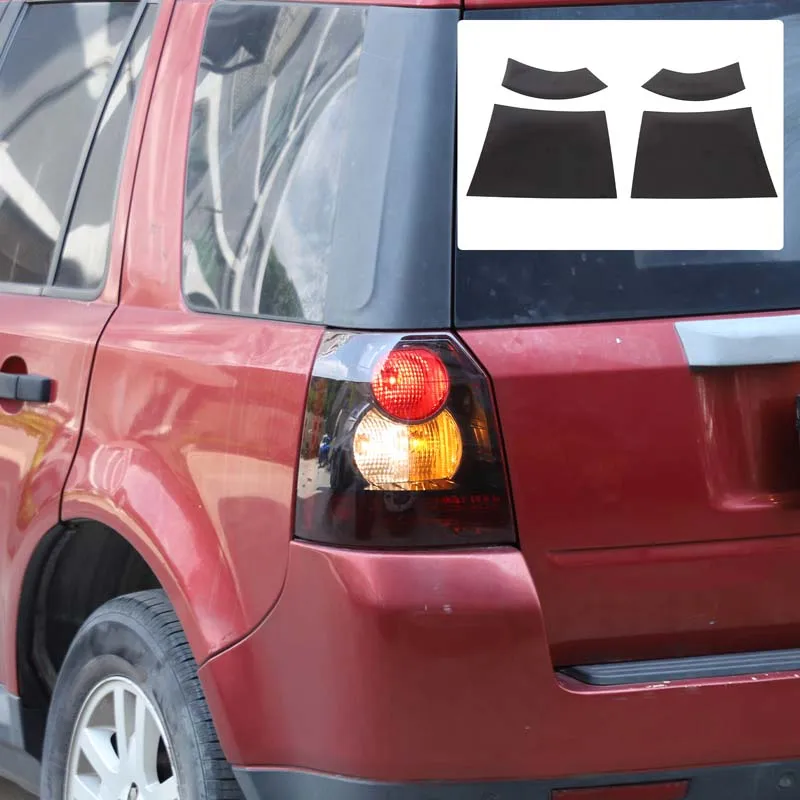 

For Land Rover Freelander 2 2007-2015 Car Rear Headlight Film Decorative Stickers PVC Black Car Tail Light Film Accessories